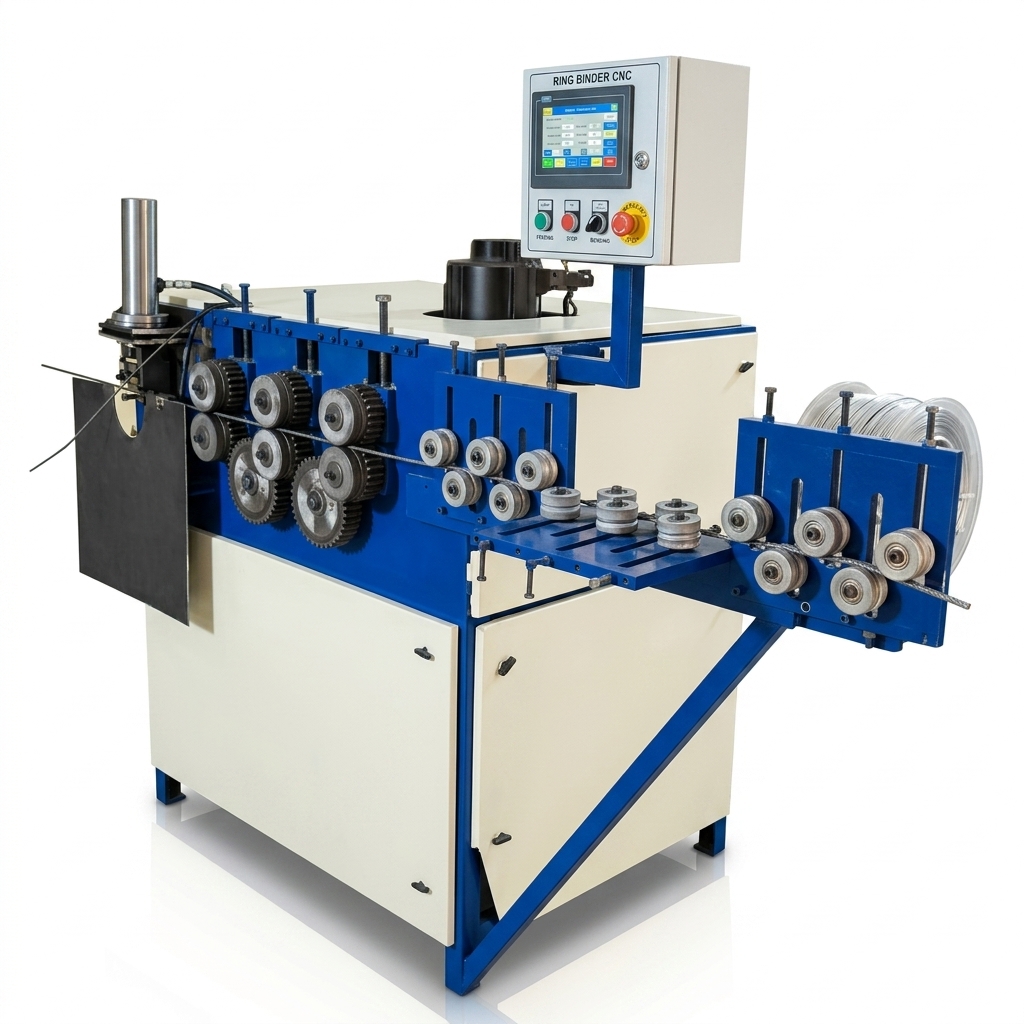 Fully Automatic Ring Binding Making Machine - main image