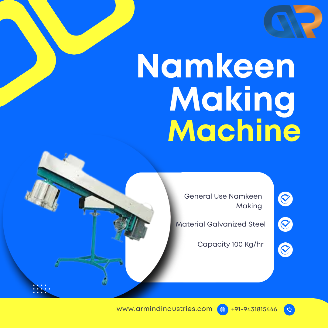Namkeen Making Machine - Namkeen & Snacks Making Machines manufacturer Bihar