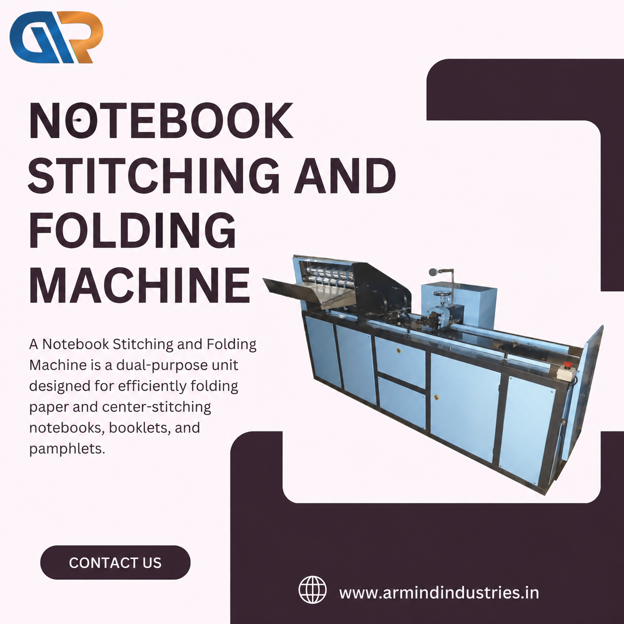Notebook Ruling and Printing Machine
