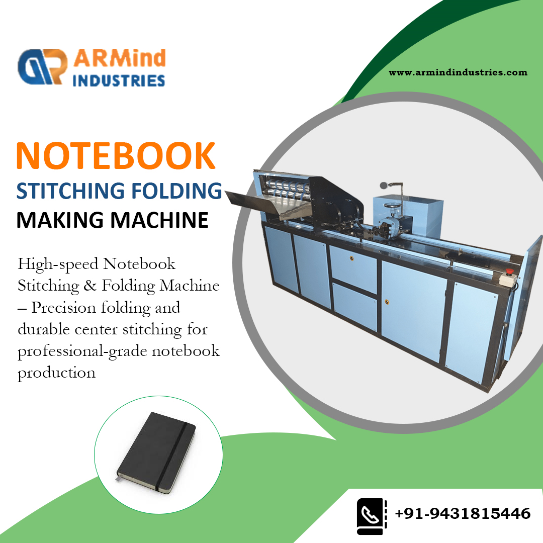Automatic Notebook Folding Machine