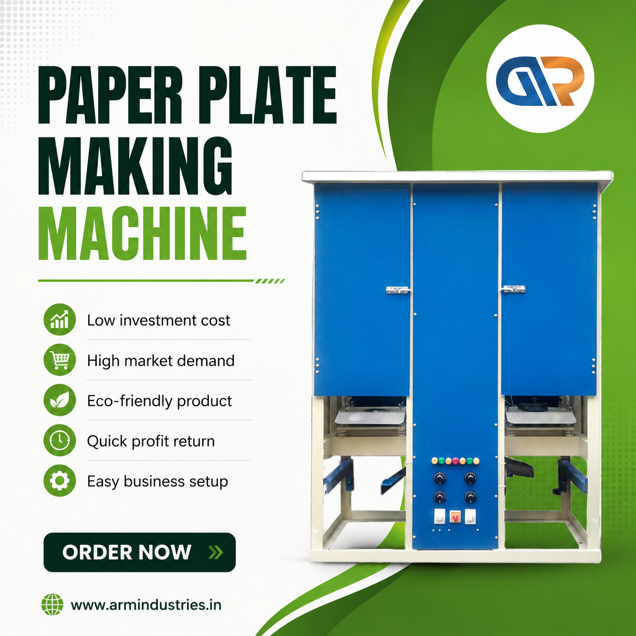 Paper Sheet Cutting Machine - Paper Plate & Disposable Making Machines manufacturer Bihar
