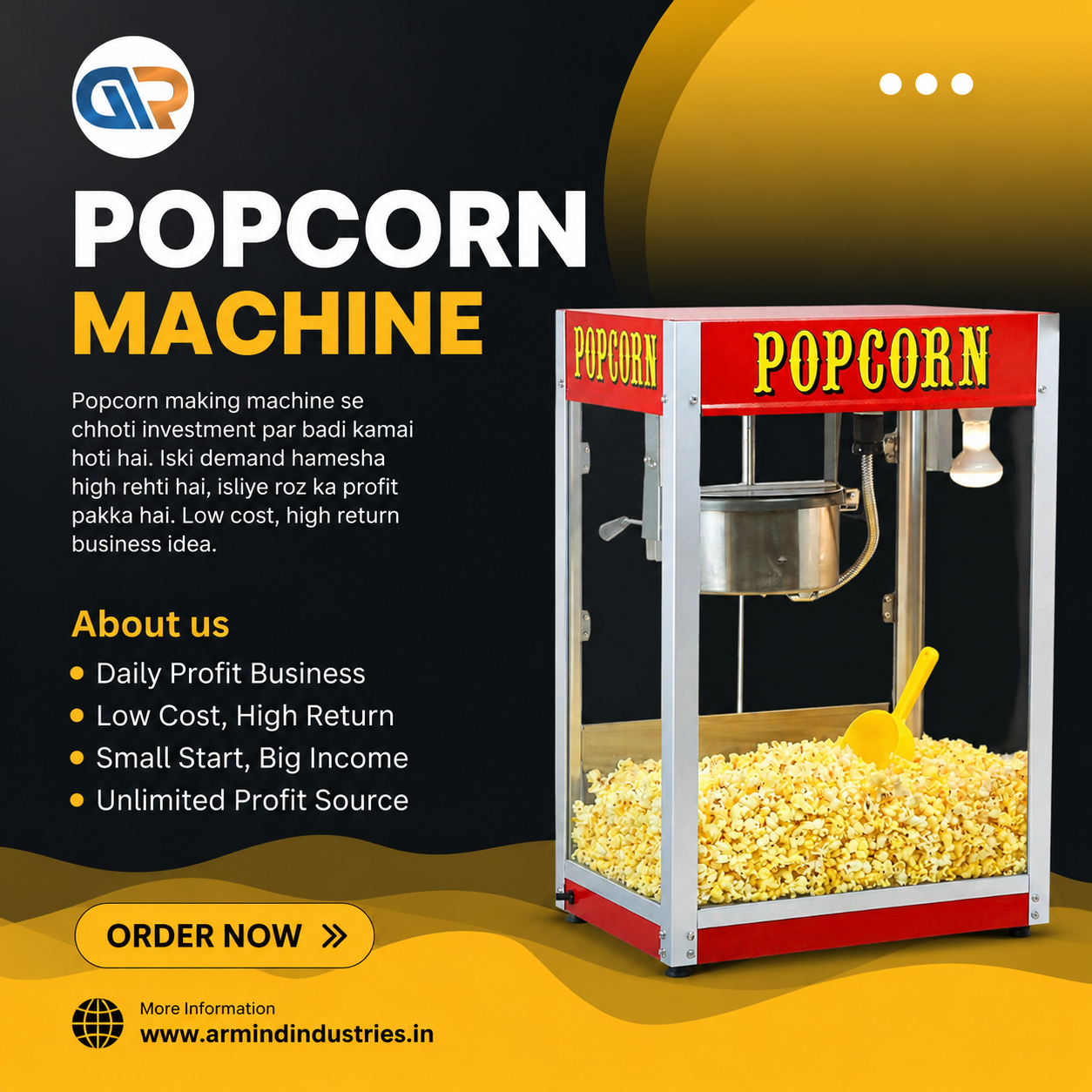 Popcorn Making Machine