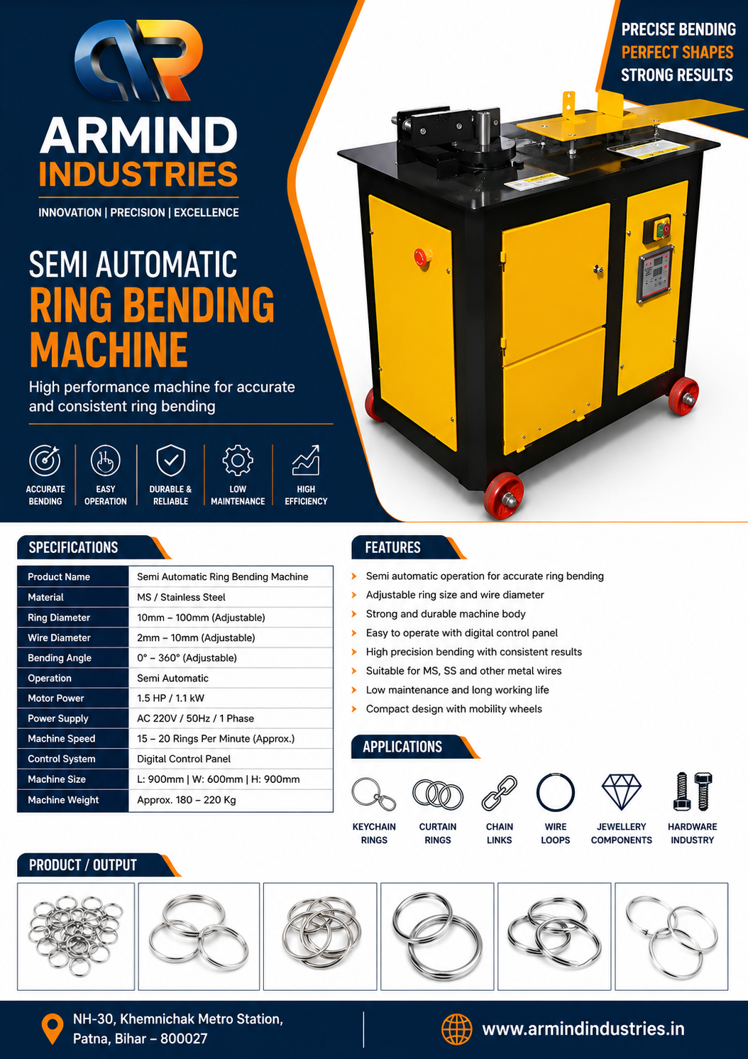 Semi Automatic Ring Vending Machine