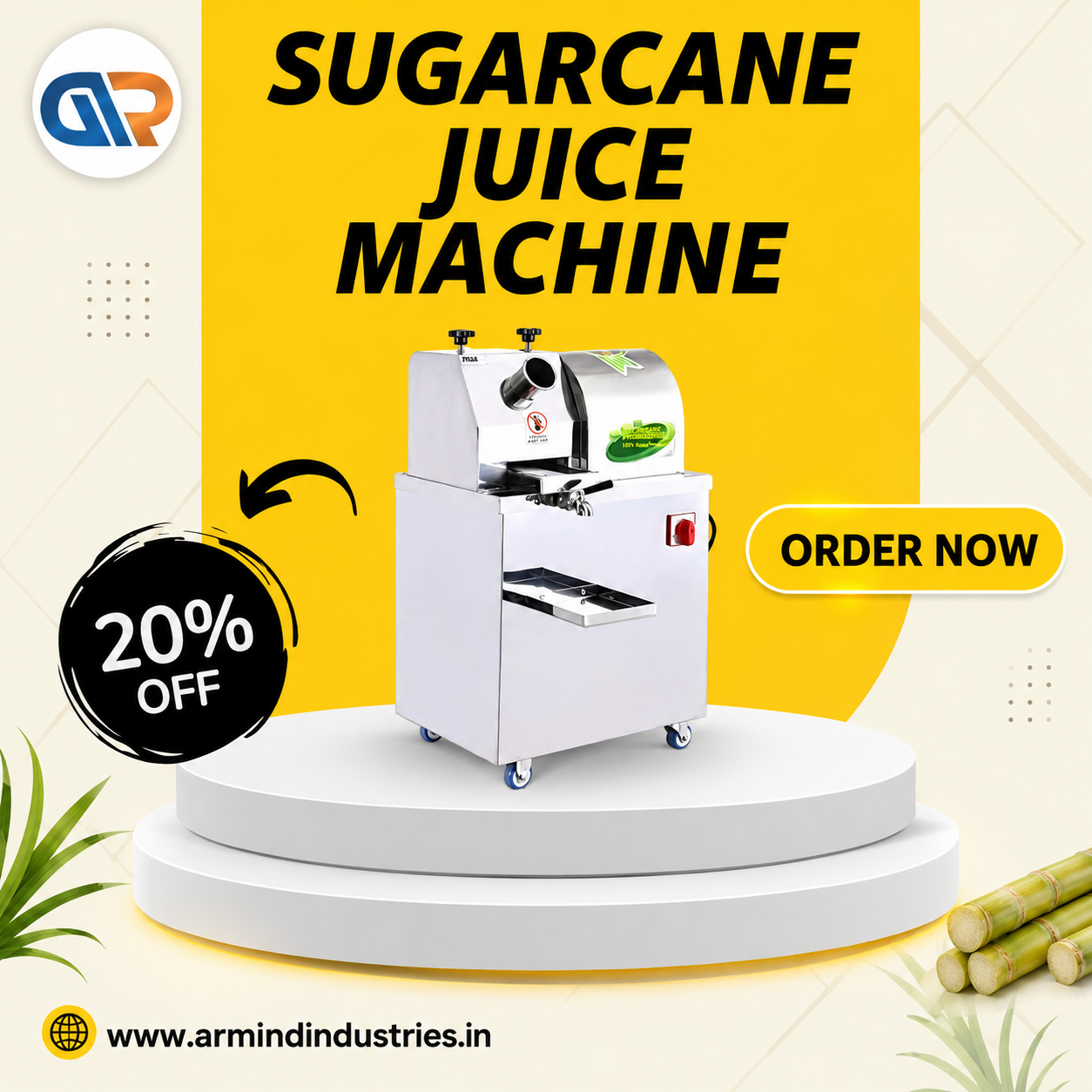 Sugarcane Juice Machine - Dairy & Confectionery Machines manufacturer Bihar